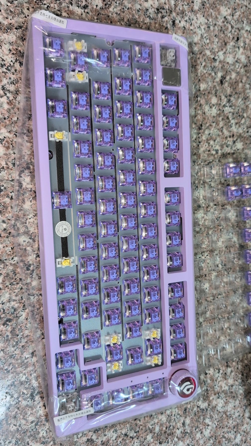 Akko Linear Switches Mechanical Gaming Keyboard Starlit Switch 5-Pin with LED Diffuser Pre-Lubed 45gf customer photo 2