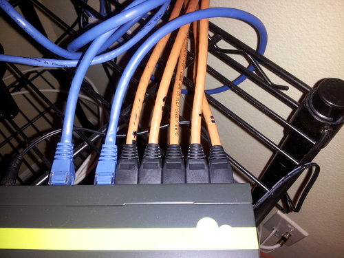 Cable Matters [UL Listed] 10Gbps in-Wall (CM) Rated 23AWG Bare Copper Cat 6 Cable - 300ft, Blue customer photo 2