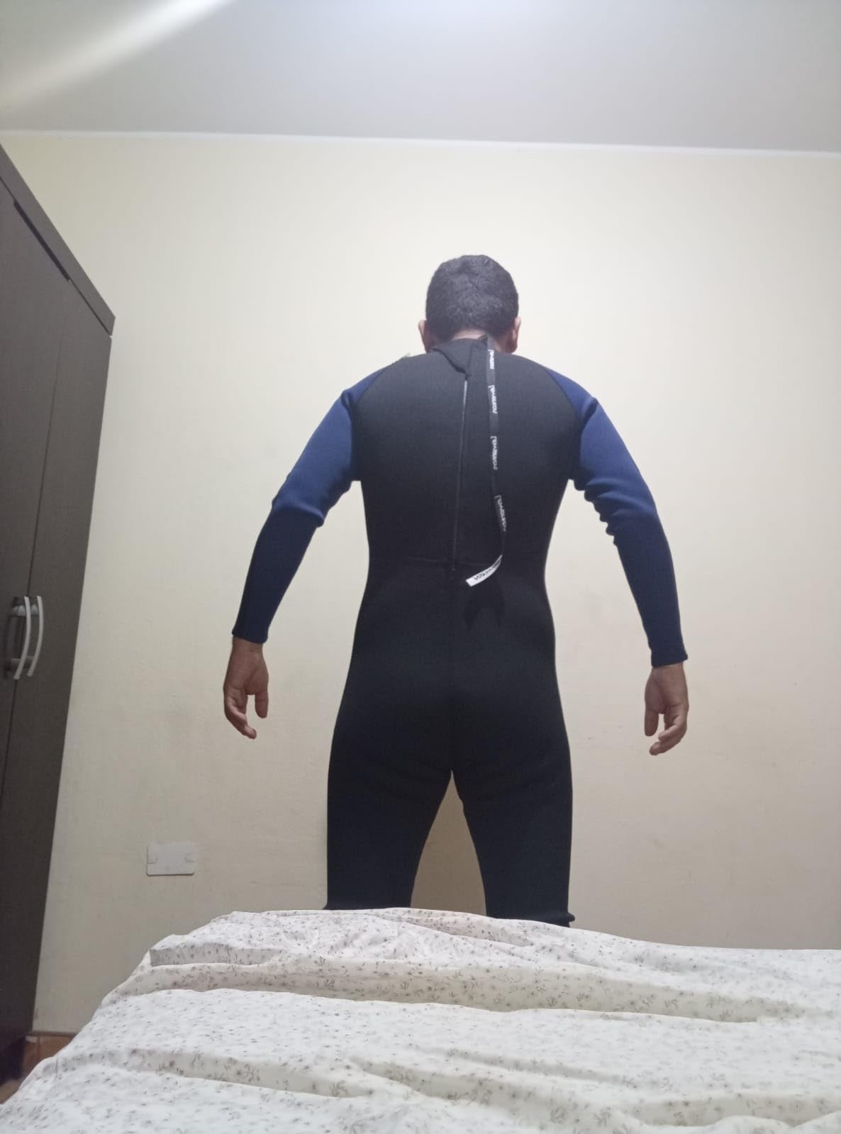 Lemorecn Men's Wetsuit 3/2mm and 5/4mm,Full Wetsuits for Men,Men's 3mm Full Wetsuit Front Zip for Diving Snorkeling Surfing Swimming customer photo 2
