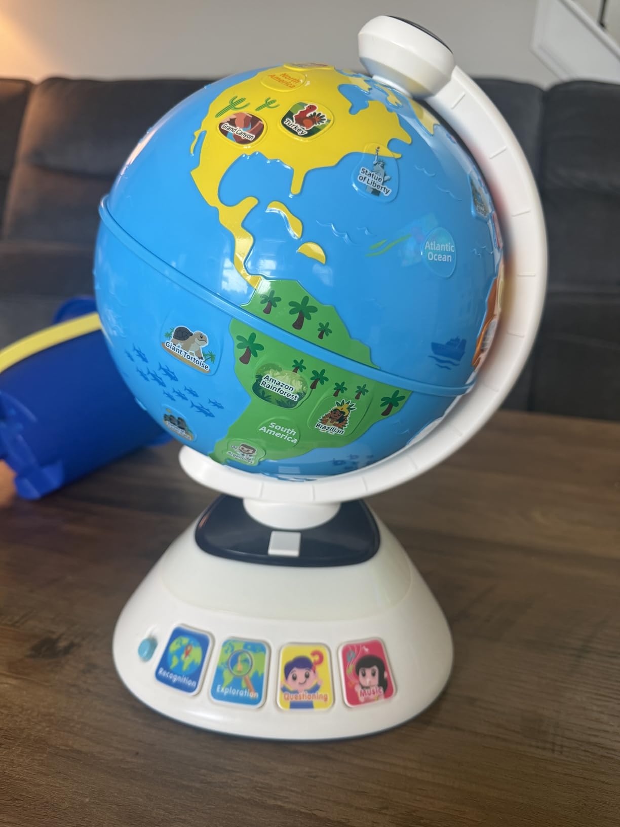 SMILESSKIDDO Globe for Kids - Learning toys for 2 Year Olds, Interactive Globe With Dynamic Lighting & Music, Educational Toys for 3 Year Old, Kids Christmas Gifts customer photo 1
