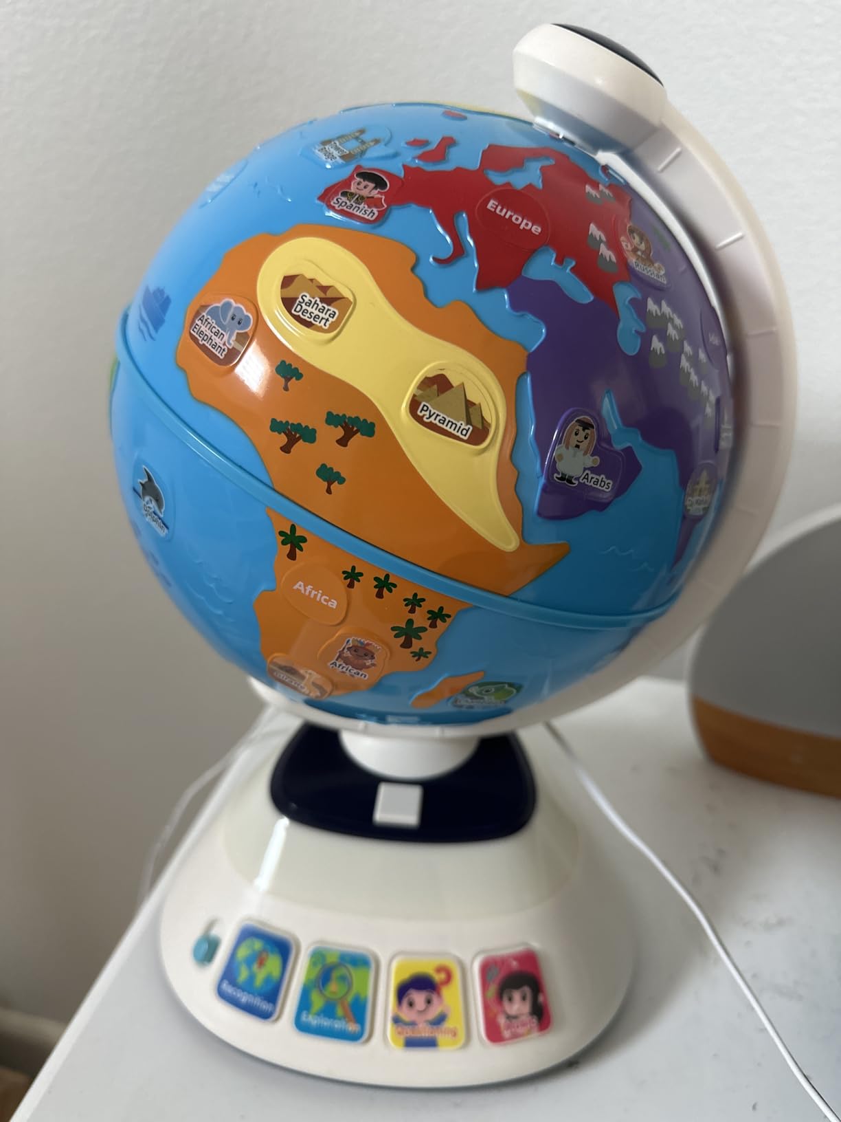 SMILESSKIDDO Globe for Kids - Learning toys for 2 Year Olds, Interactive Globe With Dynamic Lighting & Music, Educational Toys for 3 Year Old, Kids Christmas Gifts customer photo 2