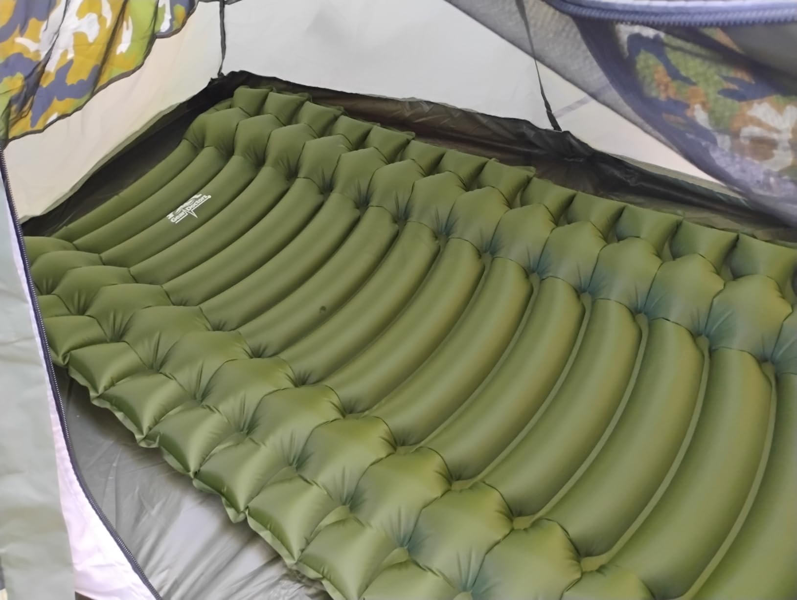 Gear Doctors Ether 17.5oz Ultralight Camping Sleeping Pad - Backpacking Air Mattress - Camping Mattress Pad - Compact Inflatable Sleeping Mat for Backpacking, Comfortable Outdoor Hiking, Tent, Travel customer photo 1