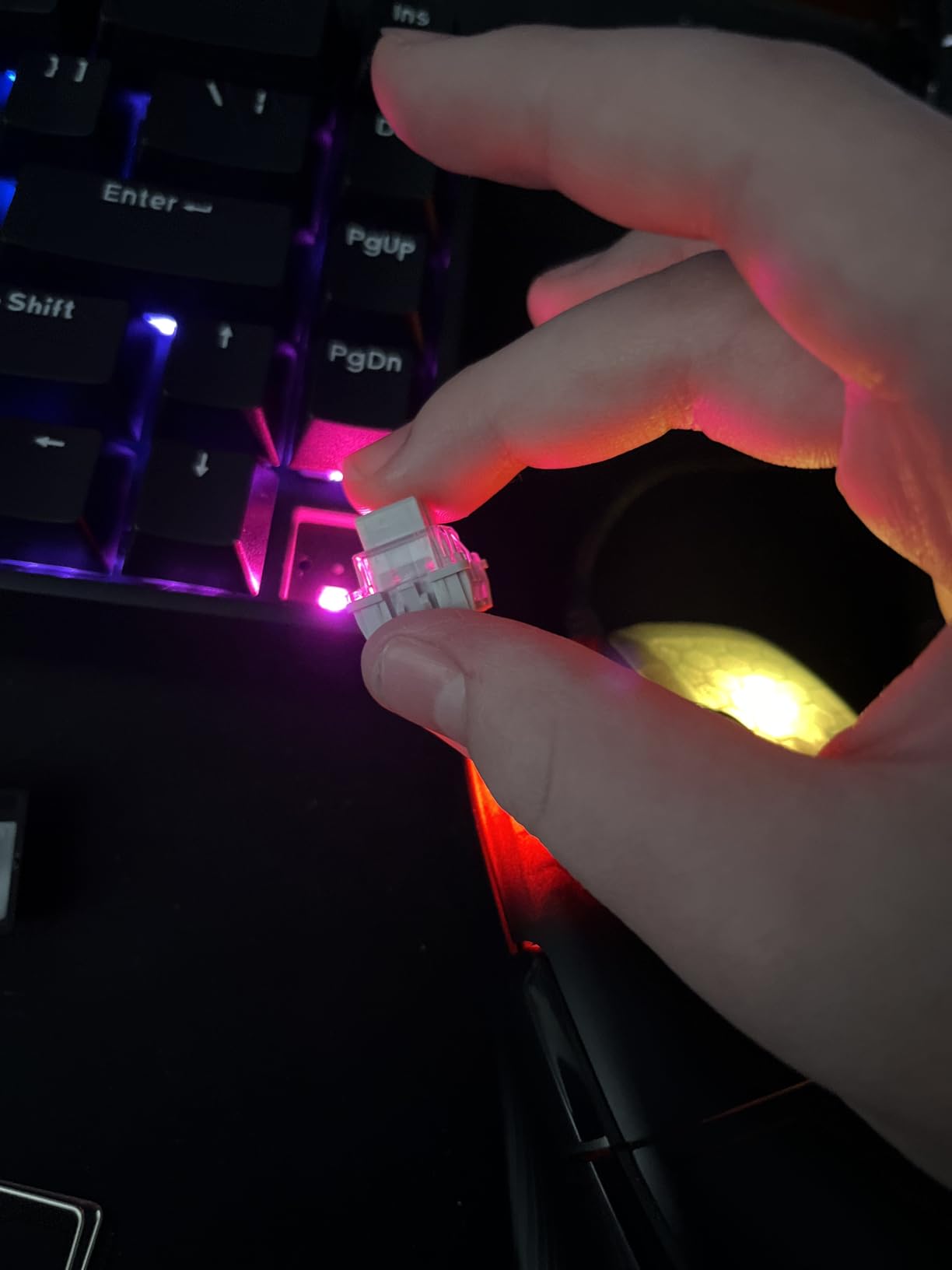 AULA WIN68 HE Mechanical Gaming Keyboard 60%, Hall Effect Magnetic Switch, Fast Trigger Mode Adjustable Actuation, 8000Hz Polling Rate, RGB Backlit, Wired customer photo 1