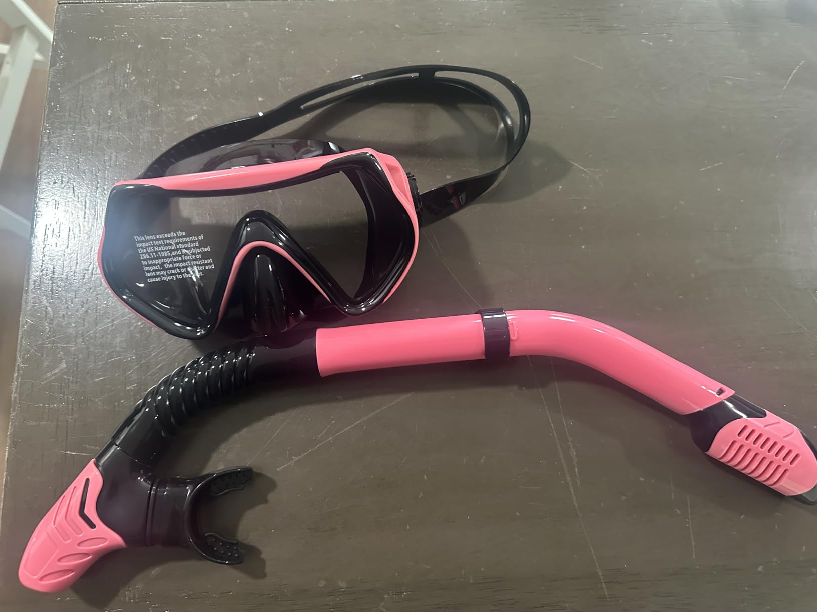 Snorkeling Gear for Adults, JRing Snorkel Mask Set with 180 Degree Tempered Glass Anti Fog Goggles Scuba Dry Top Snorkel for Swimming, Scuba Diving Mask for Men Women customer photo 2
