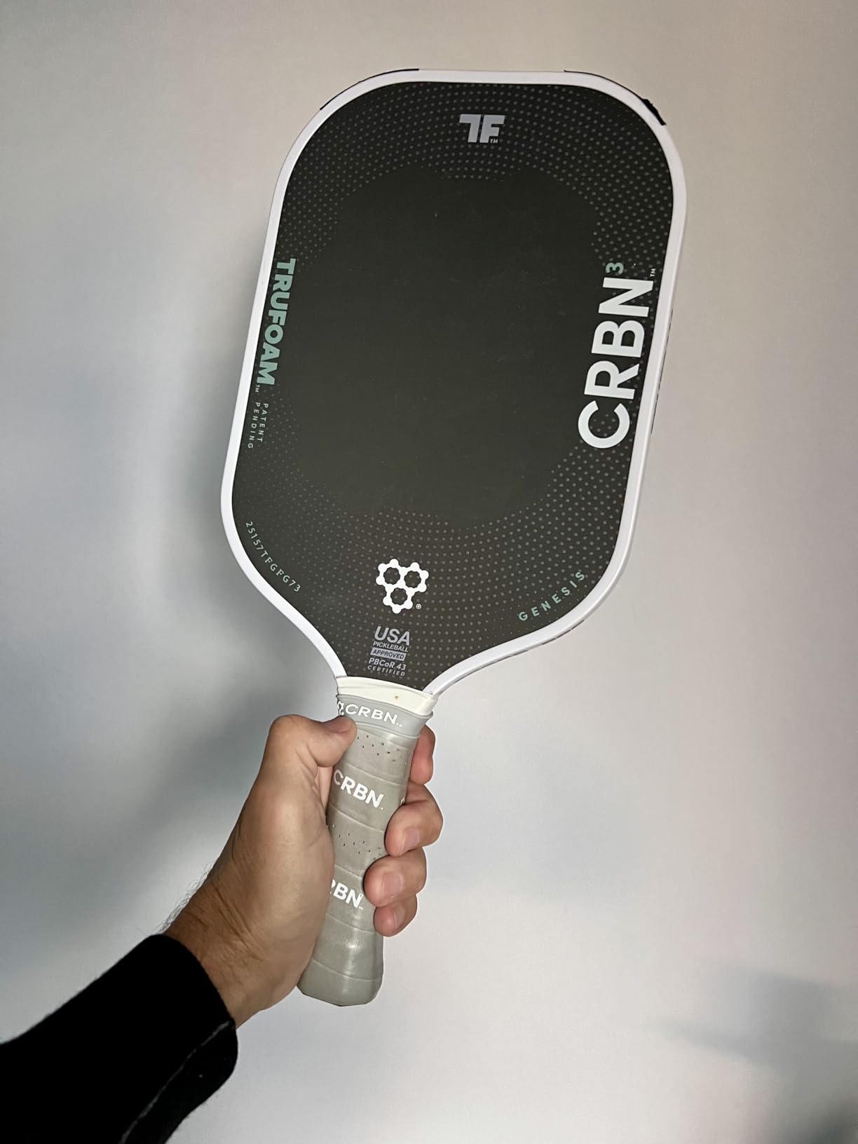 CRBN TruFoam Genesis - Carbon Fiber Pickleball Paddle - First-Ever 100% Foam Core Performance Paddle customer photo 1