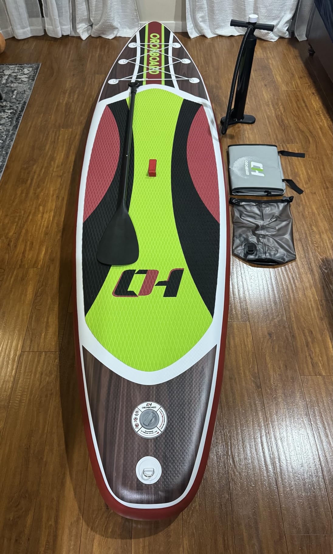 Inflatable Paddle Board 11'6/10'6 Paddle Board - All-Around SUP Board for Adults & Beginners, Stand Up Paddle Board with Complete Accessory Kit for Lake, River, Ocean customer photo 2