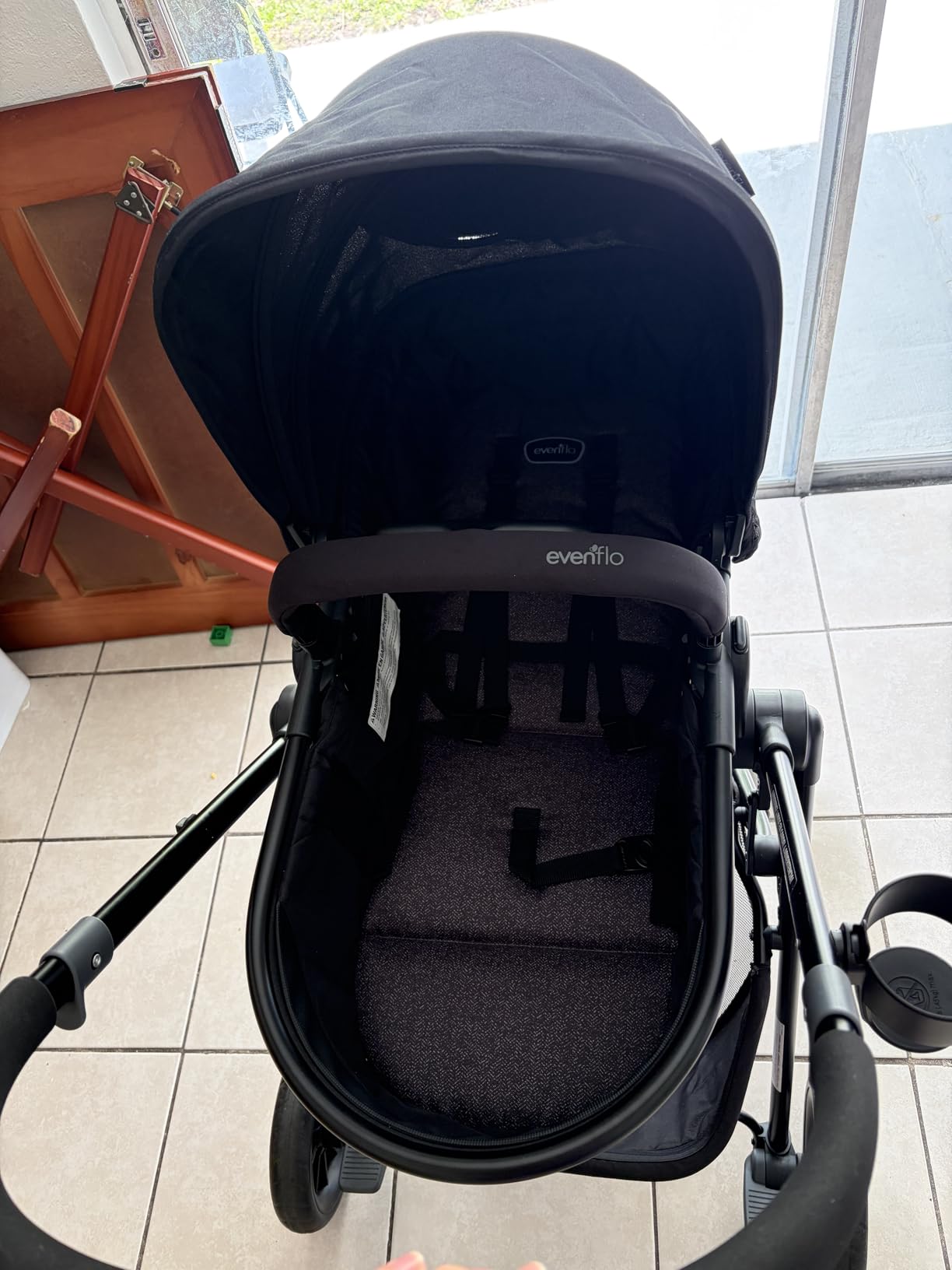 Evenflo Pivot Modular Travel System with LiteMax Preemie and Infant Car Seat (Casual Gray) customer photo 2