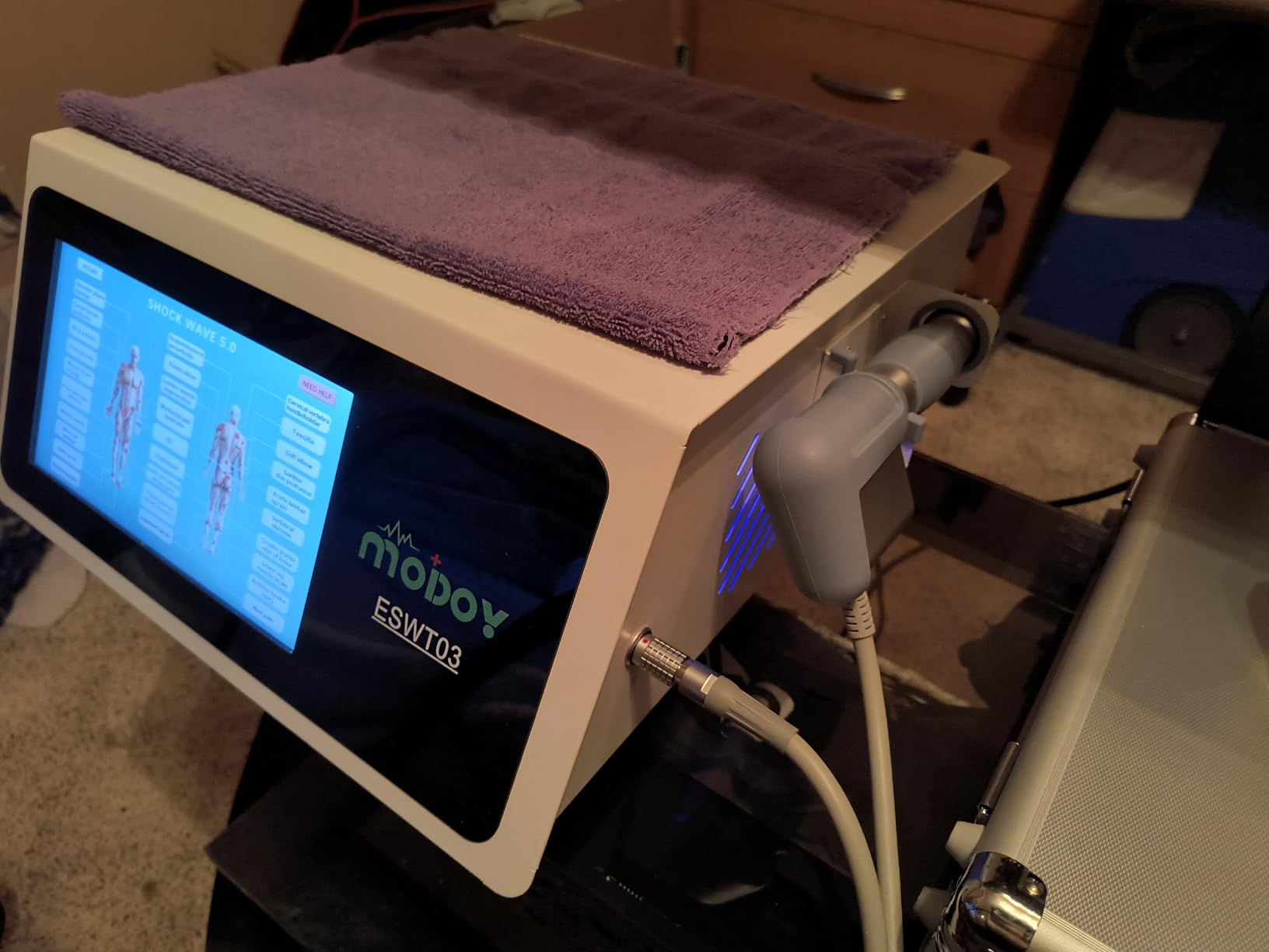 2026 MODOY Advanced Shockwave Therapy Machine, Radial Shockwave FSA or HSA Eligible, Non-Invasive Extracorporeal ESWT Shock Wave Therapy Device, Safe Use, Ideal for Home & Clinical Use customer photo 1