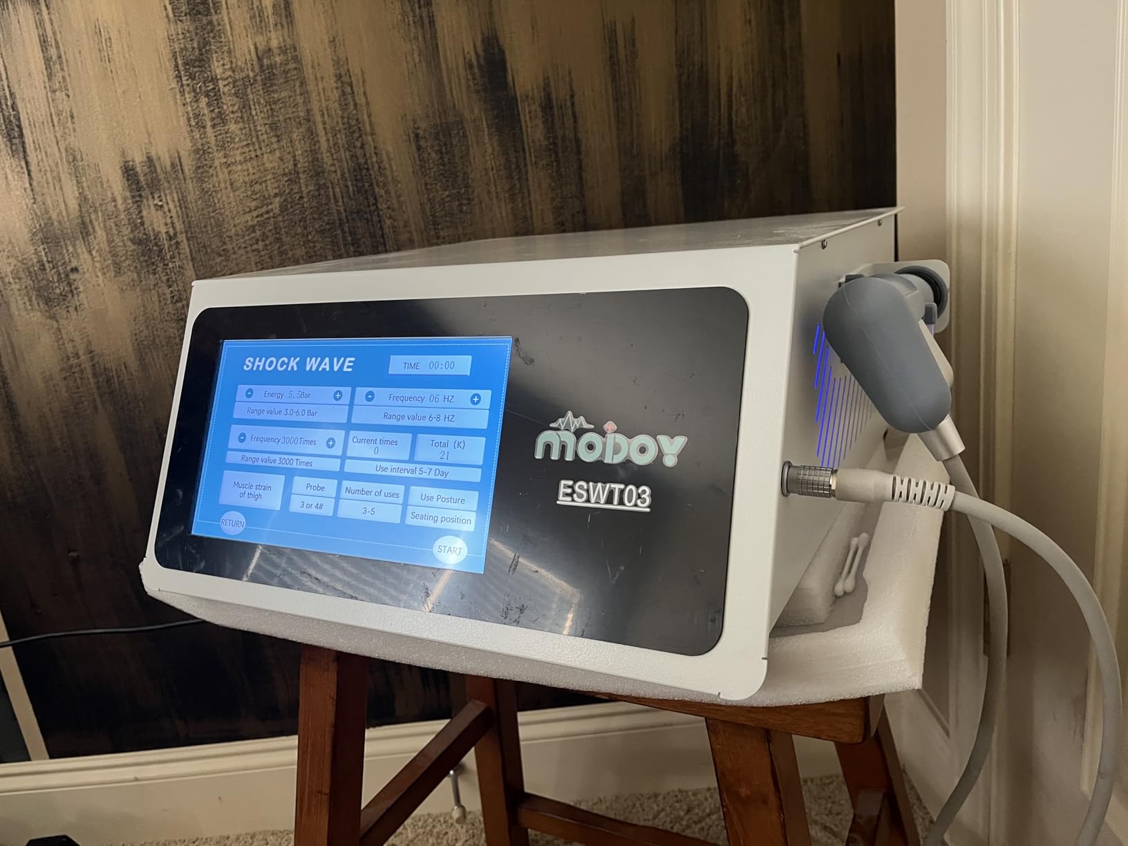 2026 MODOY Advanced Shockwave Therapy Machine, Radial Shockwave FSA or HSA Eligible, Non-Invasive Extracorporeal ESWT Shock Wave Therapy Device, Safe Use, Ideal for Home & Clinical Use customer photo 2