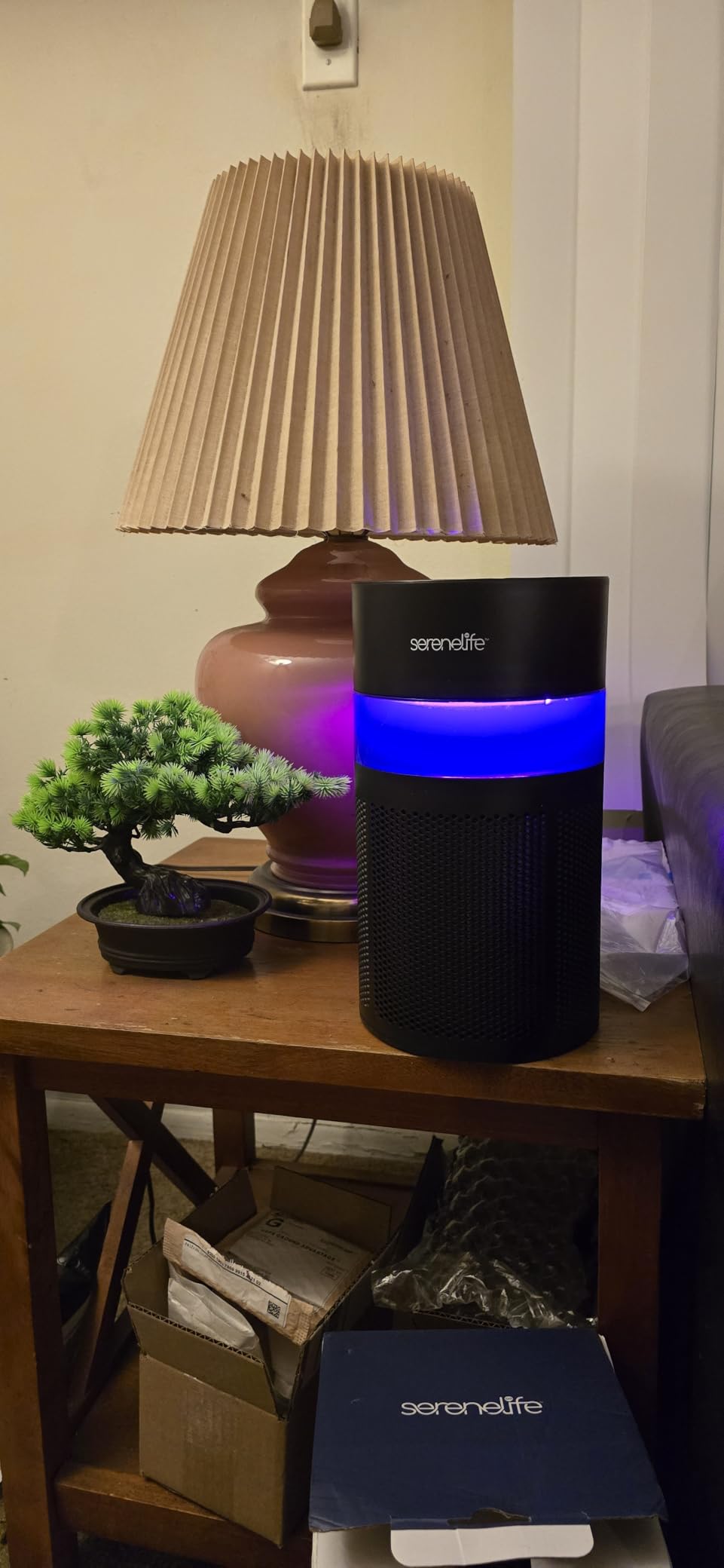 SereneLife HEPA Air Purifier for Home - Smart WiFi & App Control, Ultra-Quiet Air Purifier for Bedrooms & Large Rooms, Removes Dust, Pet Hair & Odors, Ideal for Pets & Allergies (1,800 Sq Ft, White) customer photo 1