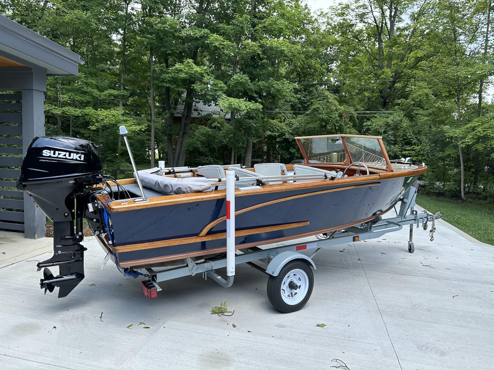 Galvanized Steel Boat Trailer Guide with PVC Pipes for Ski Boat Fishing Boat, Sailboat Trailer 40 Inches customer photo 1