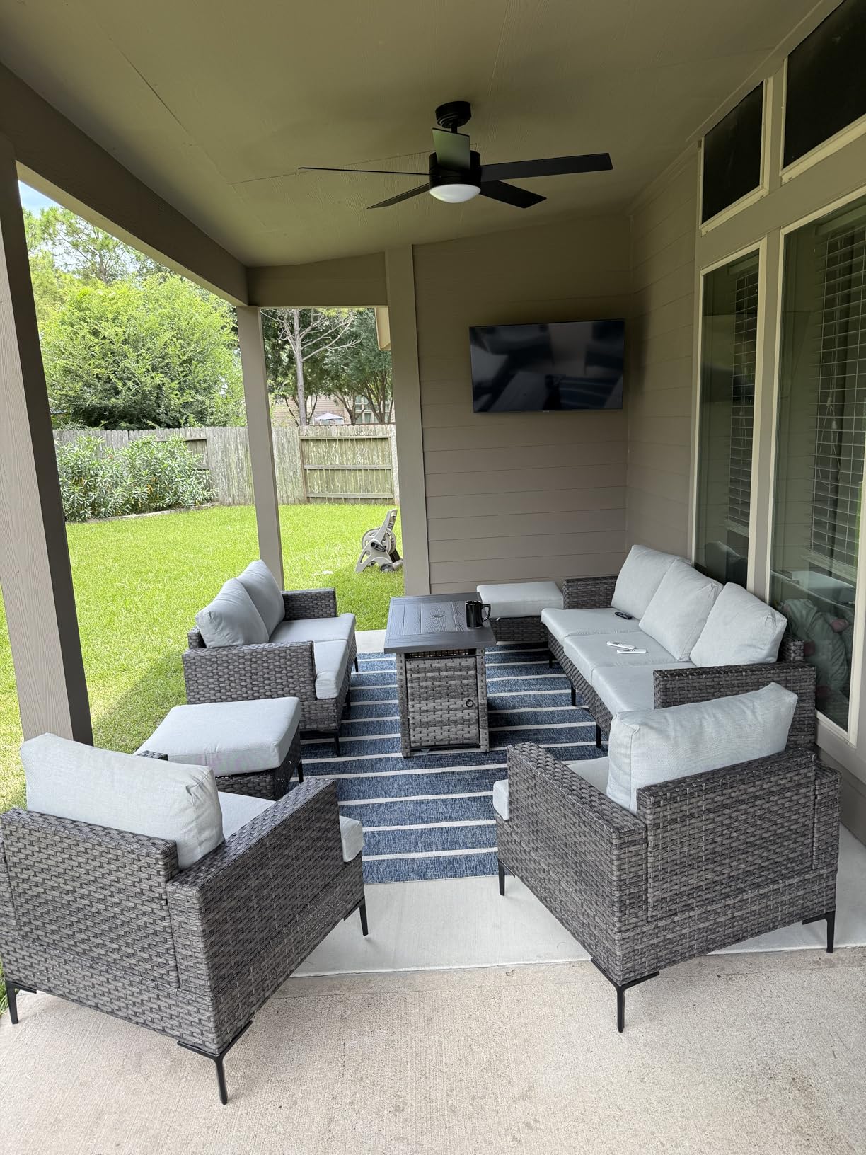 10 Piece Luxury Patio Furniture Set with 44