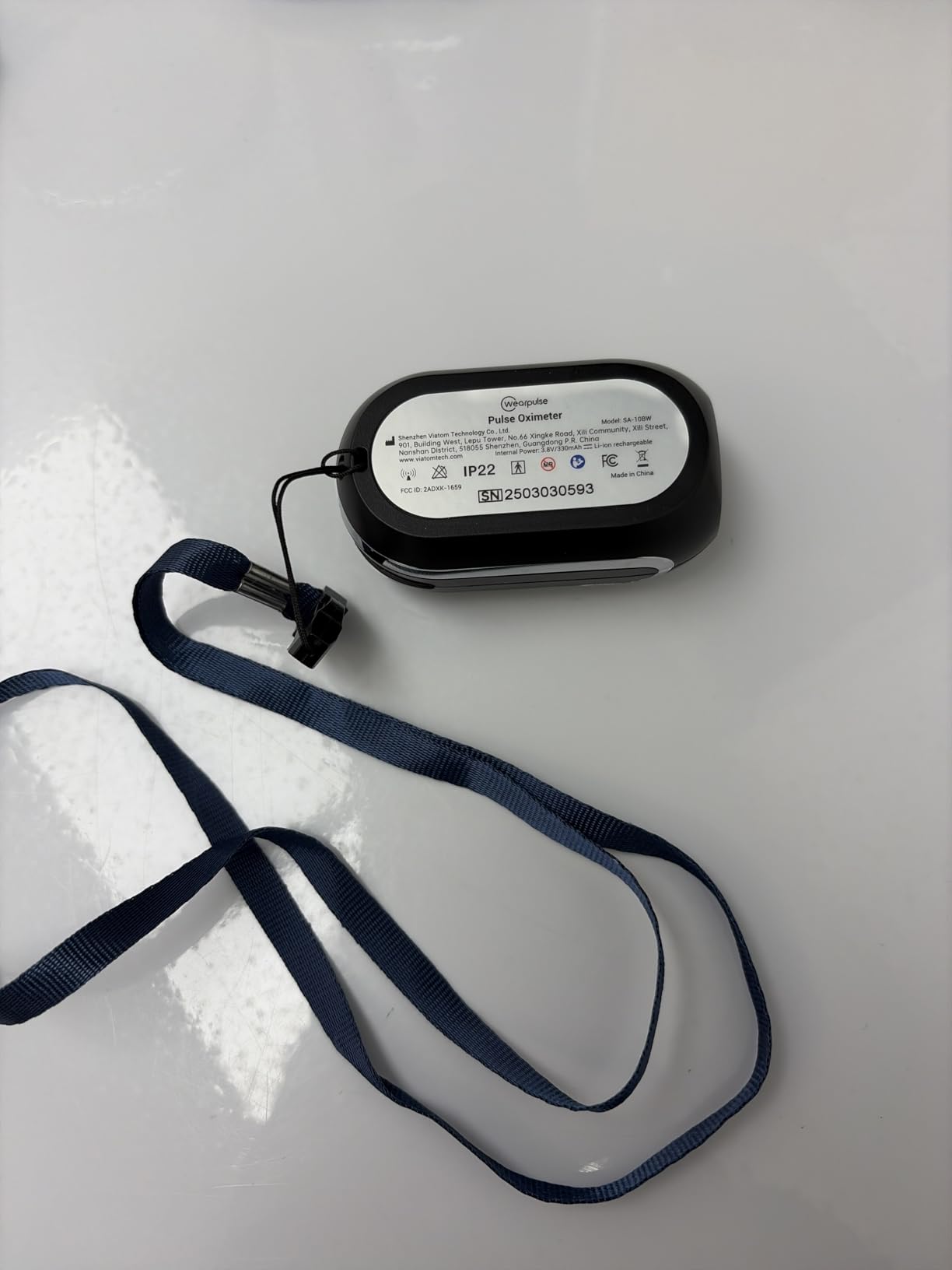 Rechargeable Pulse Oximeter Fingertip - Continuous Blood Oxygen Saturation Monitor, SpO2 and Pulse Rate Tracking, Finger O2 Pulse Oximeter , APP Report Features with Bluetooth, Audio Reminder customer photo 1