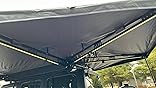 Naturnest 270 Car Awning Plus with Access, Waterproof UV-Resistant Retractable Awning with LED Light for Camper, 270 Degree Manual Retractable Side Awnings for Truck, SUV, Jeep - Driver Side customer photo 1