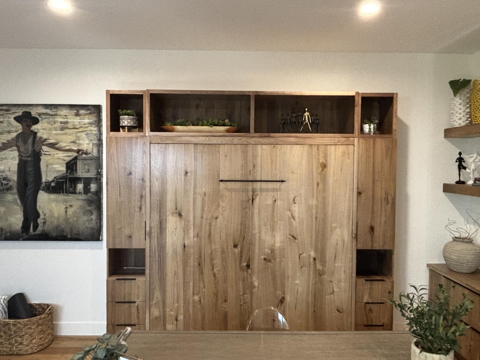 Create-A-Bed Premium Murphy Bed Kit, King Horizontal customer photo 2