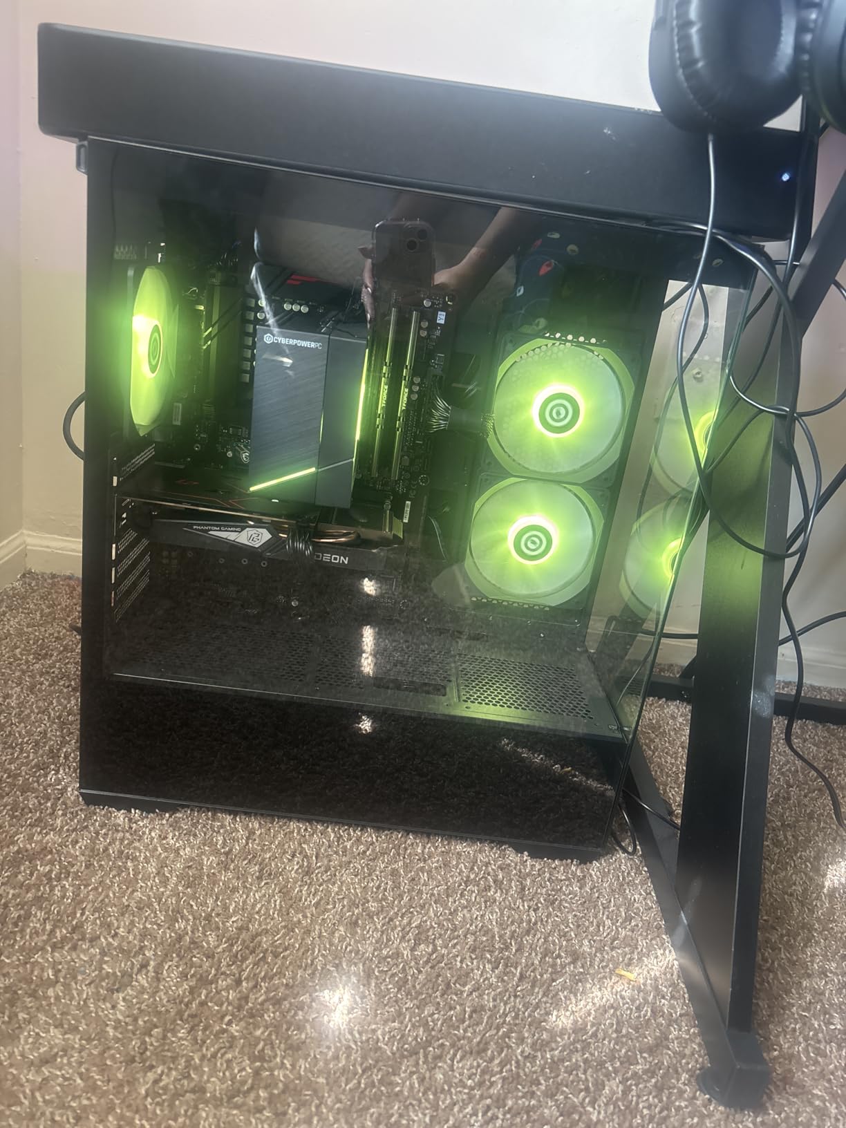 CyberPowerPC Gamer Master Gaming PC, AMD Ryzen 5 5500 3.6GHz, Radeon RX 6500 XT 4GB, 8GB DDR4, 500GB PCIe 4.0 SSD, WiFi Ready & Windows 11 Home (GMA3100A3) customer photo 1
