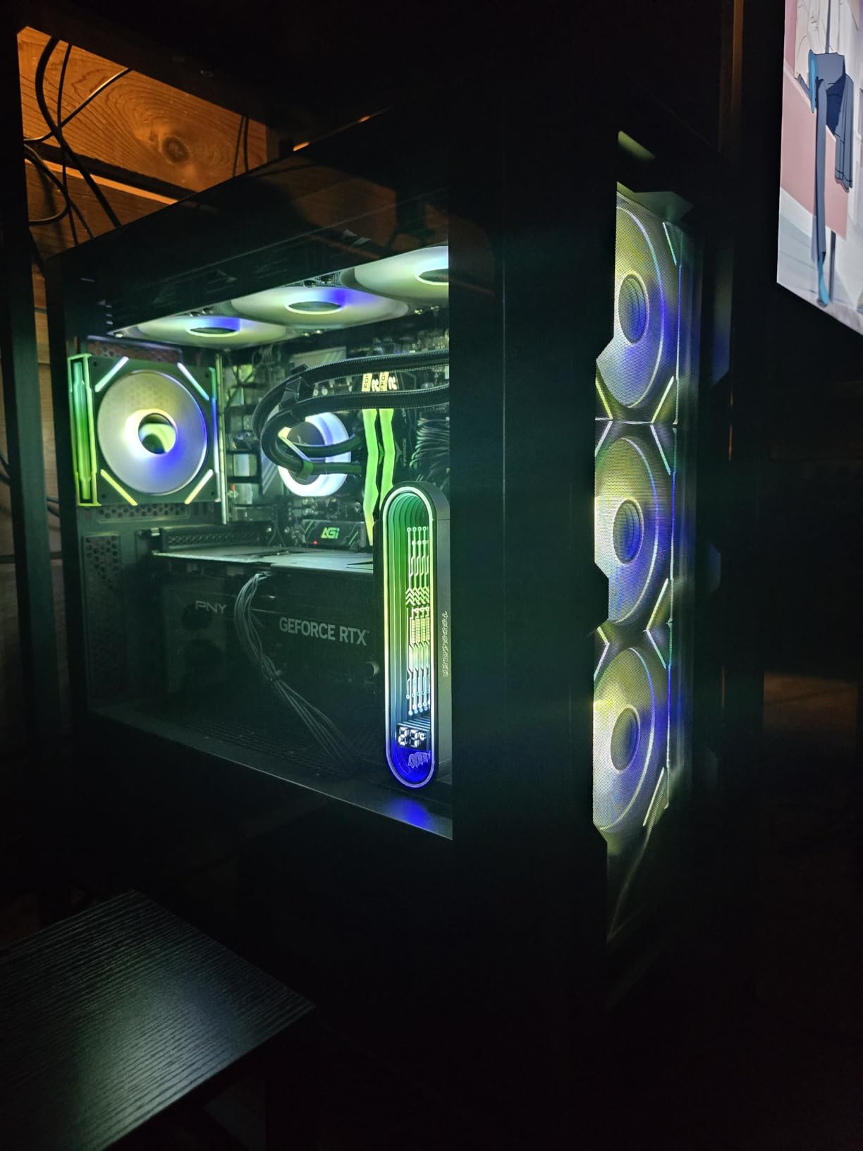 Skytech Gaming Rampage Desktop PC, Ryzen 7 7800X3D, NVIDIA RTX 5070 Ti 16GB, 1TB Gen4 NVMe SSD, 32GB DDR5 RAM 5600 RGB, 850W Gold ATX 3 PSU, 360mm ARGB AIO, Wi-Fi, Win 11 customer photo 1
