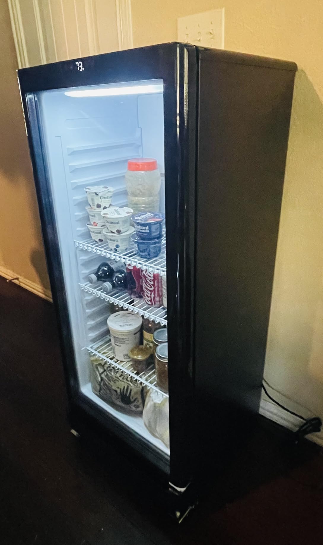 6 Cu.Ft Commercial Refrigerators, Display Fridge with Double-Tempered Glass Door, Beverage Cooler for Bar, Office, Restaurant, Outdoor Beverage Refrigerator with Locking, Key & LED customer photo 1