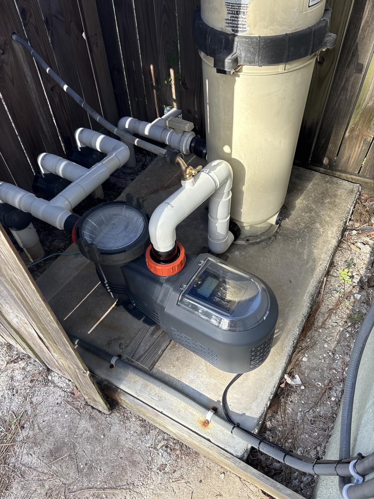 Variable Speed Pool Pump Inground, 2.5HP, 10567GPH High Flow Energy Efficient Pool Pump for Above Ground Pool, Programmable Timer, Rain Cover, 220V, Large Filter Basket customer photo 2