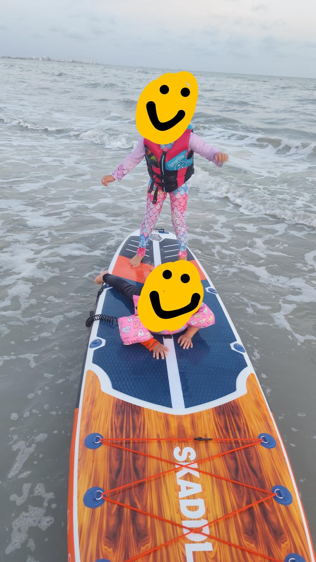 10'6'' Inflatable Stand Up Paddle Board (SUP) for Adults and Youth with Non-Slip Deck - Complete Accessories Kit, for Fishing, Yoga, Fitness & Family Fun customer photo 2