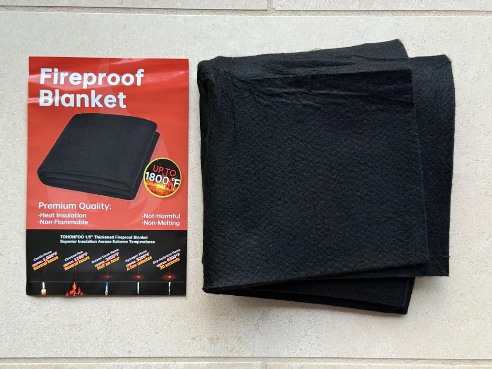40'' x 40'' Welding Blanket Fireproof, 1/5