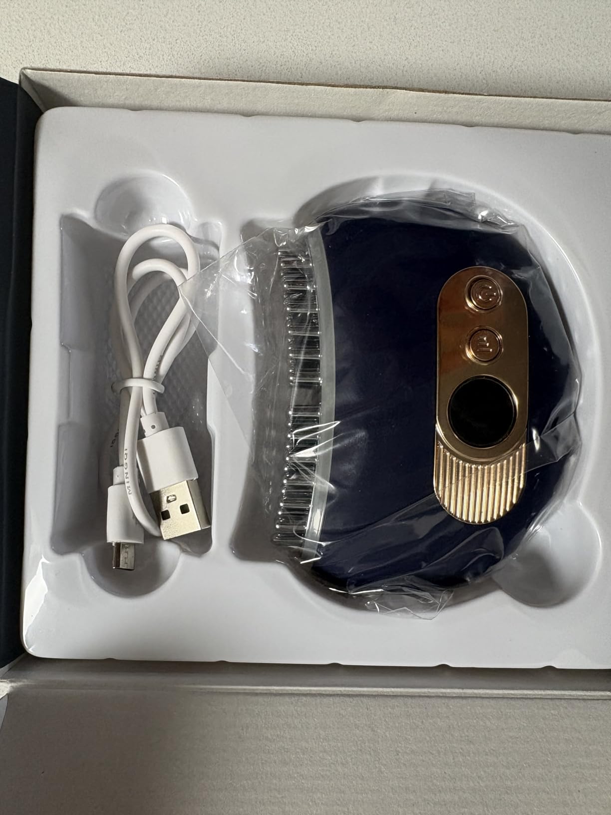 TMJ Relief Products Jaw, TMJ Massager with Vibration and Heating, Ergonomic Multi-Needle TMJ Massage Tool for Jaw & Neck Pain, Clenching & Teeth Grinding (Blue) customer photo 2