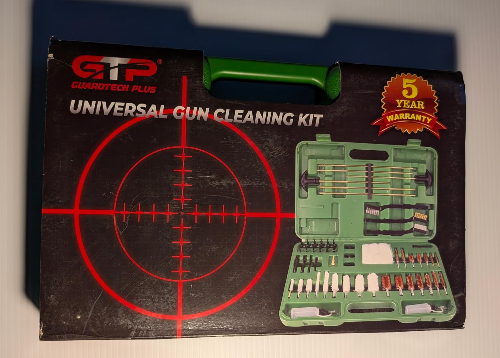 GuardTech Plus Universal Gun Cleaning Kit - Complete Rifle, Shotgun & Handgun Cleaning Set with Brass Rods, Patch Loops, Brushes with a Portable Carrying Case customer photo 2
