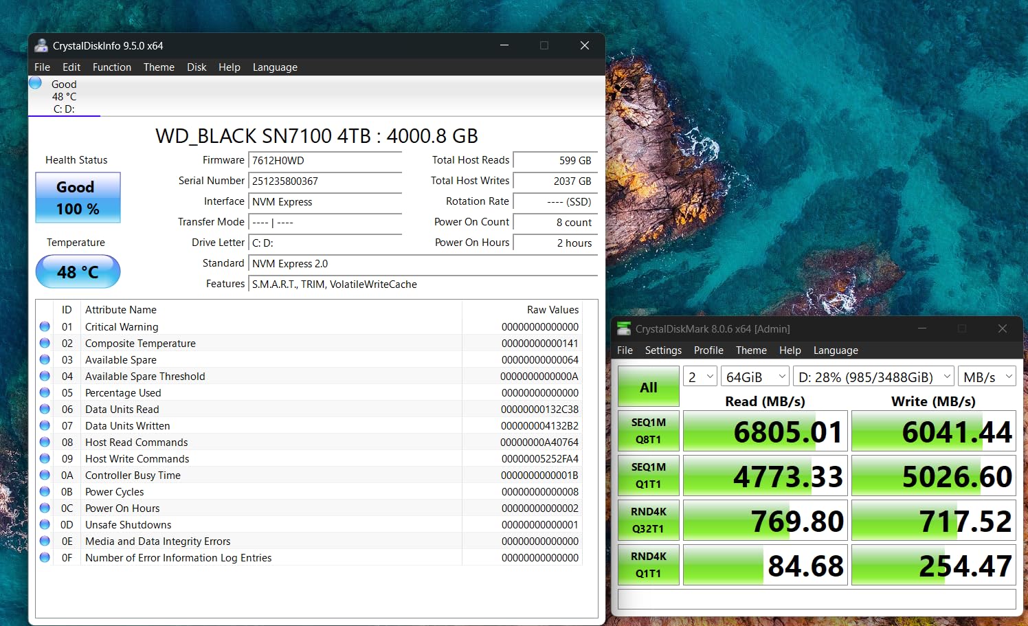 WD_Black SN7100 4TB NVMe SSD - Gen4 PCIe, M.2 2280 customer photo 2