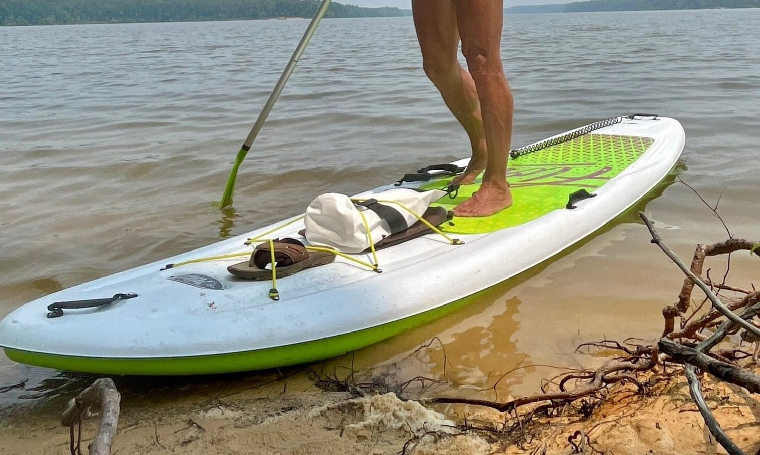 Pelican Flow 106 Hardshell Stand-Up Paddle Board - Lightweight Board with a Bottom Fin for Paddling, Non-Slip Deck - Perfect for Youth & Adult - 10.2 ft customer photo 1
