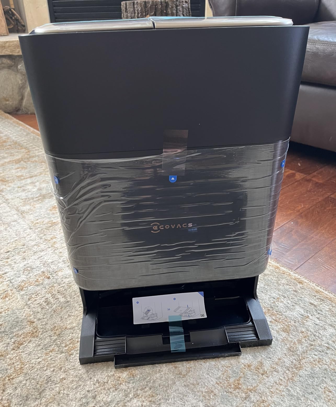 ECOVACS DEEBOT X9 PRO Omni Robot Vacuum and Mop, 16,600Pa Suction, OZMO Roller Self-Washing Mop, ZeroTangle 3.0, Triple Lift System, AI Navigation, Hands-Free Station customer photo 2