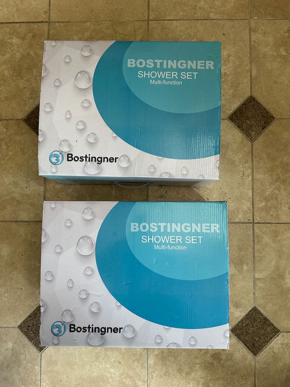 Shower System with Body Jets, 16 inch Ceiling Rainfall Showe Jets System with Handheld Multiple Shower Head System(Can All Run One Time) Thermostatic Shower System with Valve and Trim customer photo 1