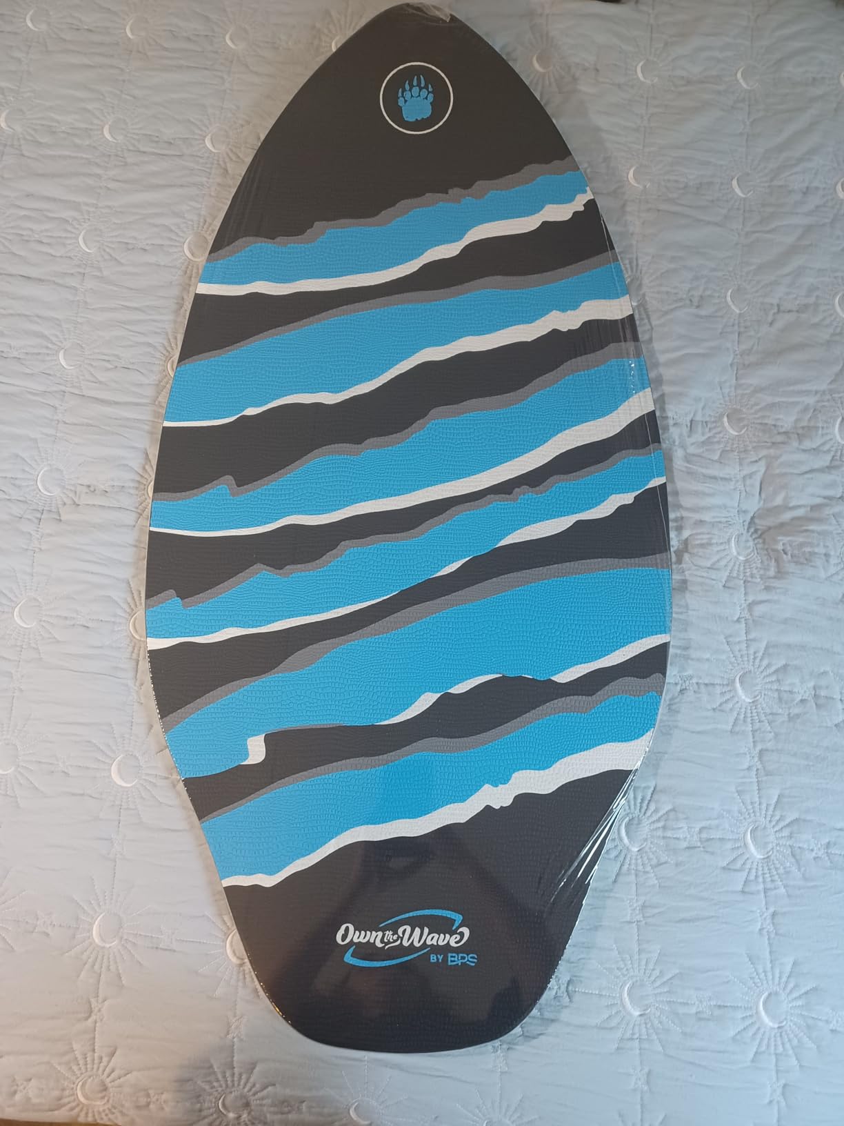Own the Wave Black Claw Strike 40 High Performance Wooden Skimboard - Features Non-Slip Traction Pad | Comes with Padded Carry Bag Made from Recycled Plastics customer photo 1