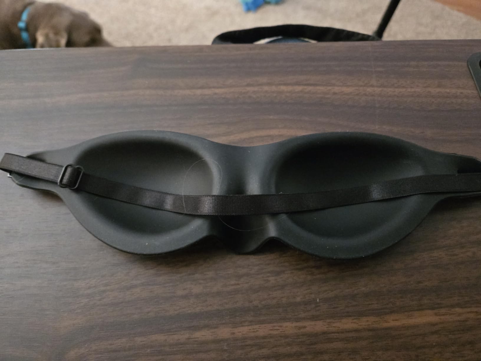 Moisture Chamber Sleep Mask for Dry Eyes - Washable Reusable Silicone Goggles with Adjustable Strap, Lightweight & Comfortable for Night Use, Helps Relieve Dry Eye Symptoms customer photo 1