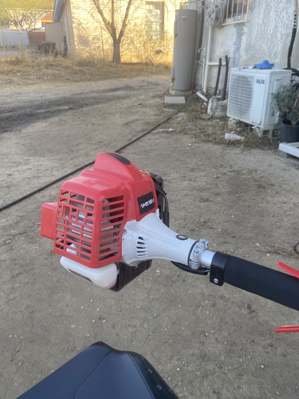 PowerSmart 25.4cc Gas Weed Wacker, String Trimmer/Edger 16-Inch with 10-Inch Brush Cutter for Grass Cutting 18lb Gas Trimmer customer photo 1