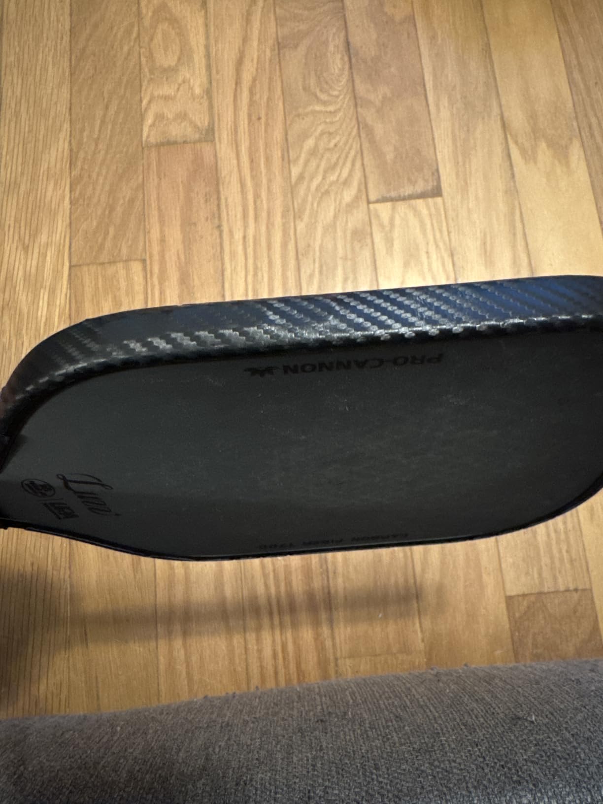 Luzz Pickleball Paddle - Thermoformed Candy T700 Carbon Fiber with Friction Surface for Exceptional Spin and Power customer photo 1