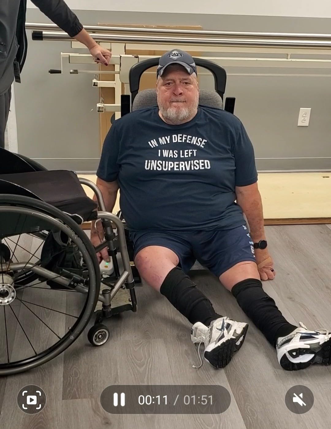 VOCIC Upgrade Electric Floor Lift for Elderly Falls, Heavy Duty Lift Chair with T-stabilized Base, Help You Get Up from Floor, Support Up to 440 LBS, AX15 customer photo 2