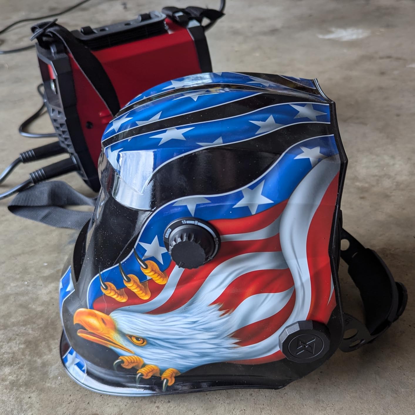 VILSIN Welding Helmet Auto Darkening Large View,Welding Hood True Color Solar Powered With 2 Arc Sensor,Wide Shade 3/4-8/9-13 for Welding Mask TIG MIG ARC Welding Shield,K23-5022-LY customer photo 2