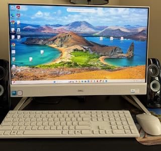 Dell 24 All-in-One Desktop ec24250 - 23.8-inch FHD Touch Display, Intel Core 5 Processor 120U, Intel Graphics, 16GB DDR5 RAM, 512GB SSD, Windows 11 Home, Onsite Service+6 Months Retail Migrate - White customer photo 1