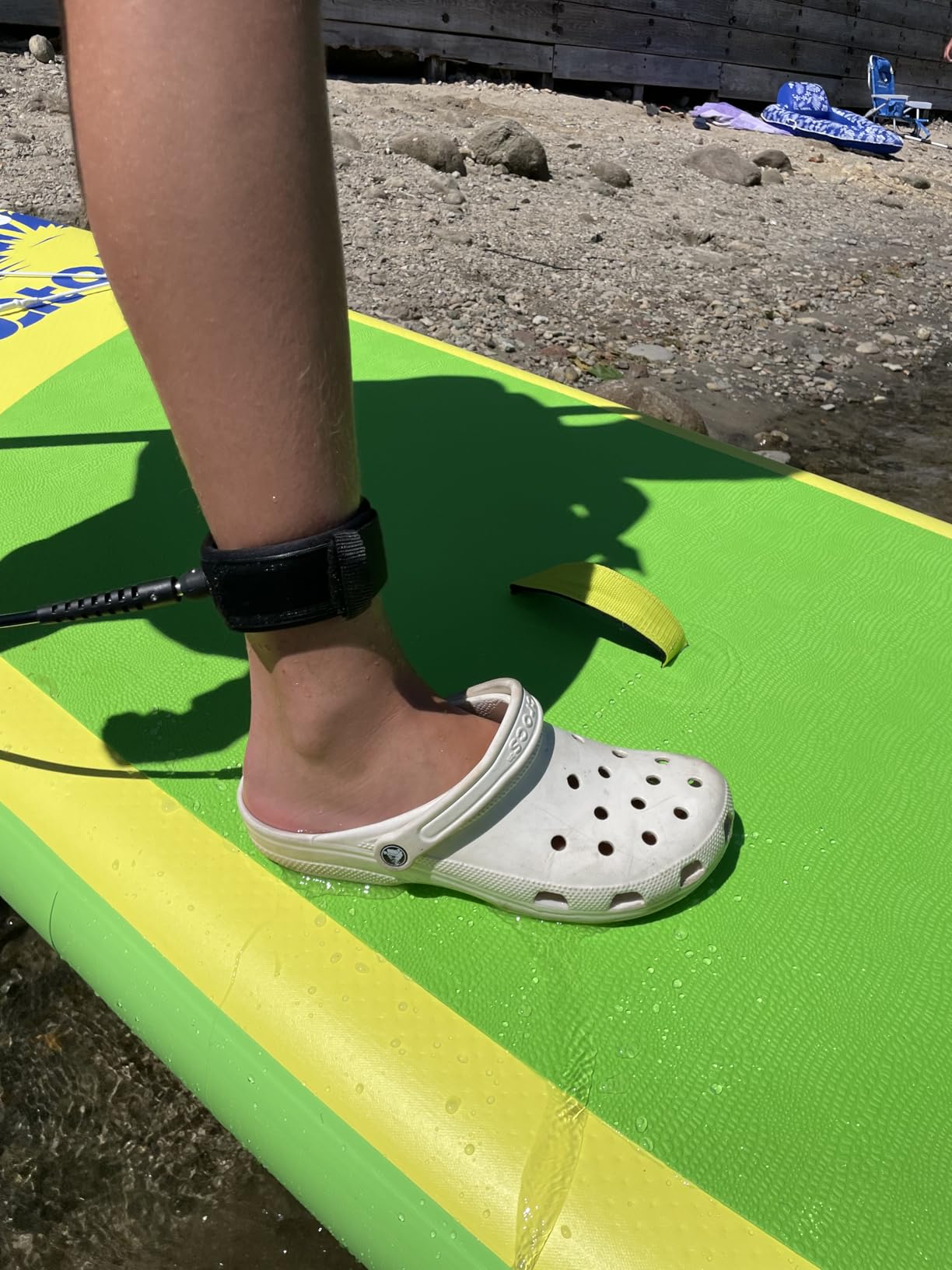 Rock It Surf Premium Surfboard Leash, 6ft & 8ft Surf Board Leashes, 7mm Legrope Strap for Shortboard, Longboard or SUP Made with Recycled Materials, Extra Strength Velcro & Stainless Swivels customer photo 2