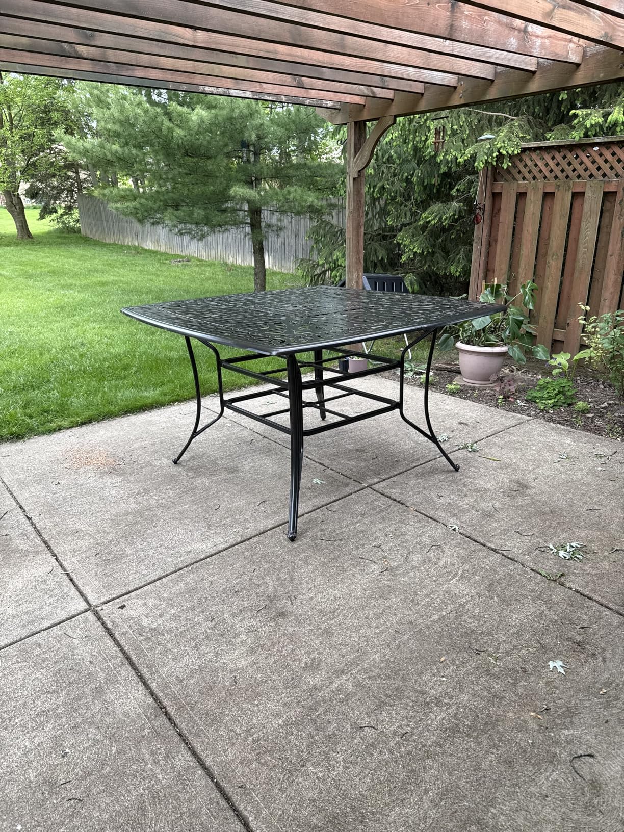VIVIJASON 9-Piece High Patio Dining Set, Free-Rust Cast Aluminum Patio Bar Table and Chairs Set with 8 Swivel Bar Stools & 64