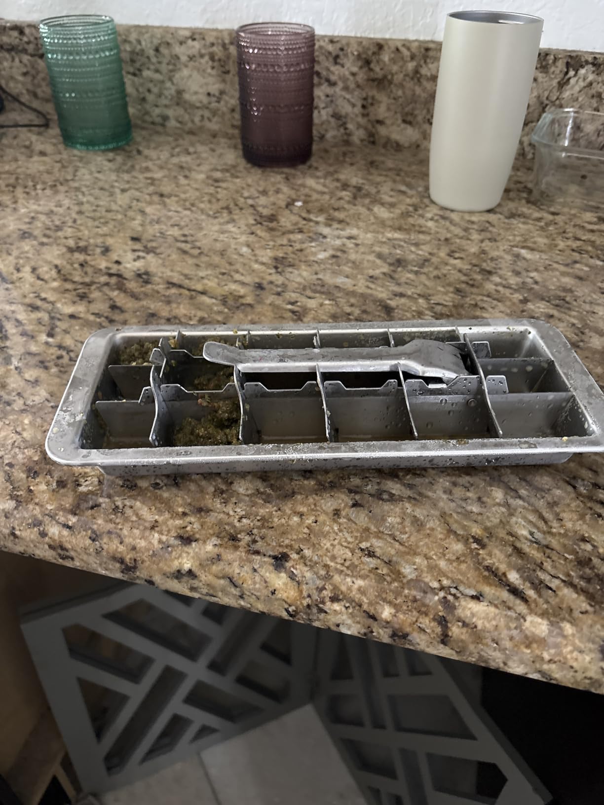 Professional Ice Cube Trays Stainless Steel - 18-Slot Heavy Duty Metal Icecube Mold with Lever Release customer photo 1