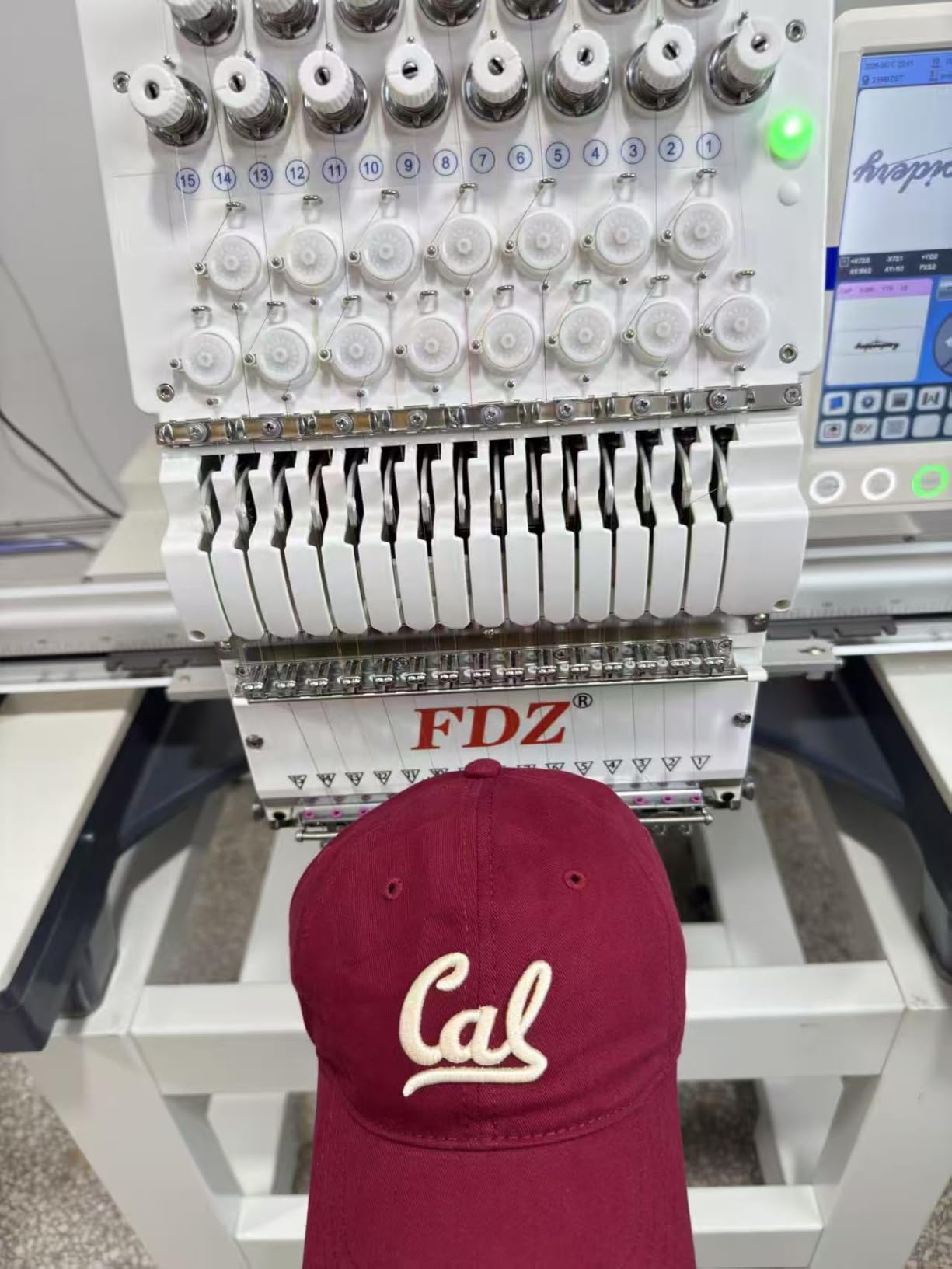 Embroidery Machine with 12 Needles, 9.45