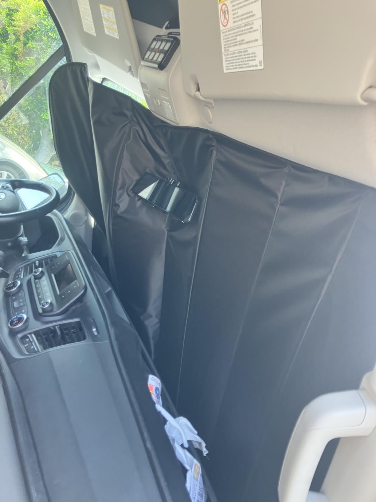 Living in a Bubble Insulated Blackout Window Covers for Ford Transit 2015-Current Mid & High Roof. Van Life Essentials & Camper Van Accessories (Windshield 2015-Current) customer photo 1
