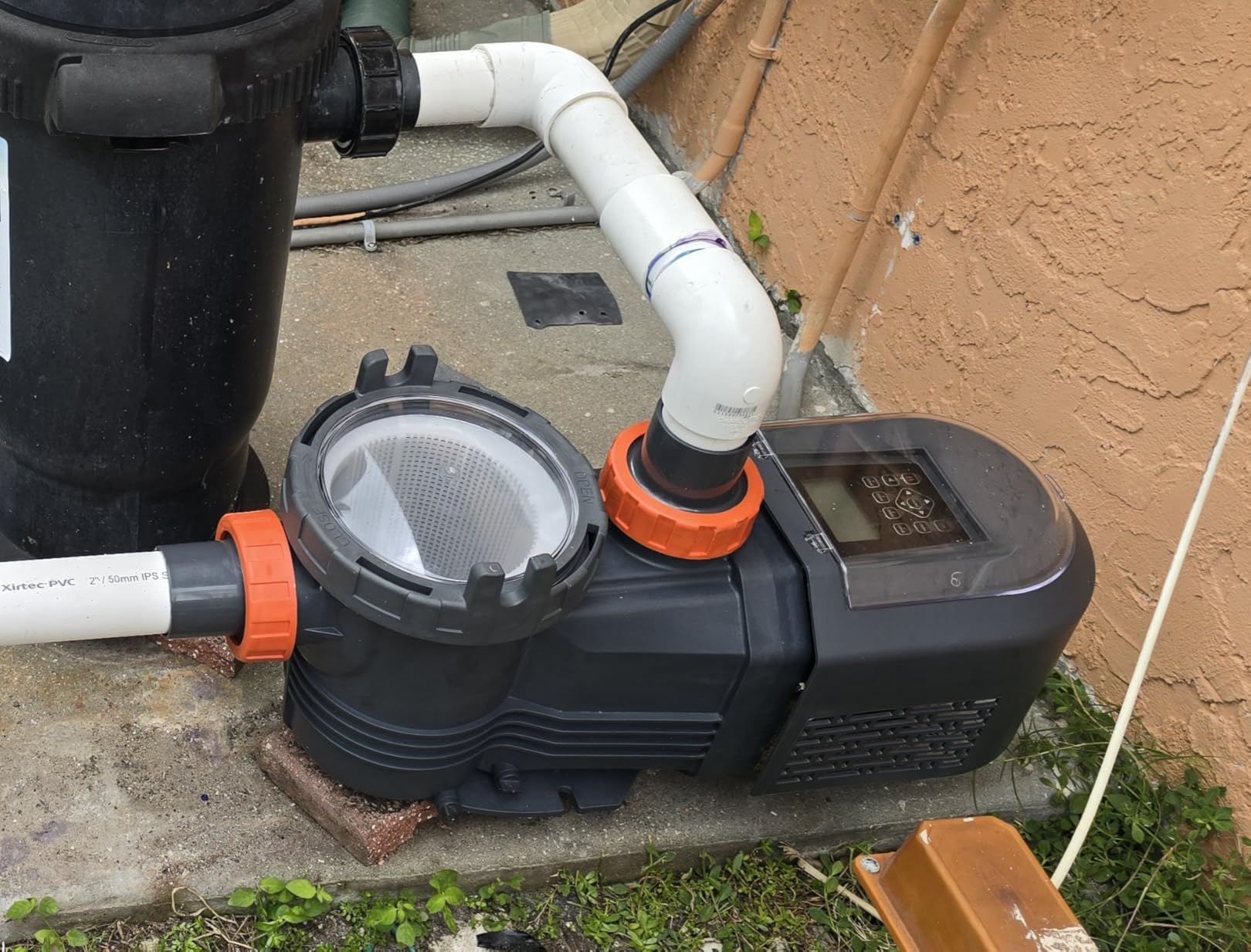 Variable Speed Pool Pump, 3 HP In/Above Ground Pool Pump, 220V-240V, High Flow 11359GPH Energy-Efficient Self Priming Swimming Pool Pumps with Filter Basket customer photo 1