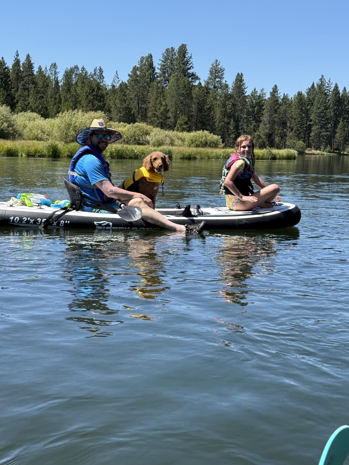 10.2'x35''x8'' Inflatable Kayak with Detachable Seat, SUP-Kayak Set Includes Hand Pump/Aluminum Oar/Backpack, Boat for Adults/Kids | for Fishing, Touring customer photo 2