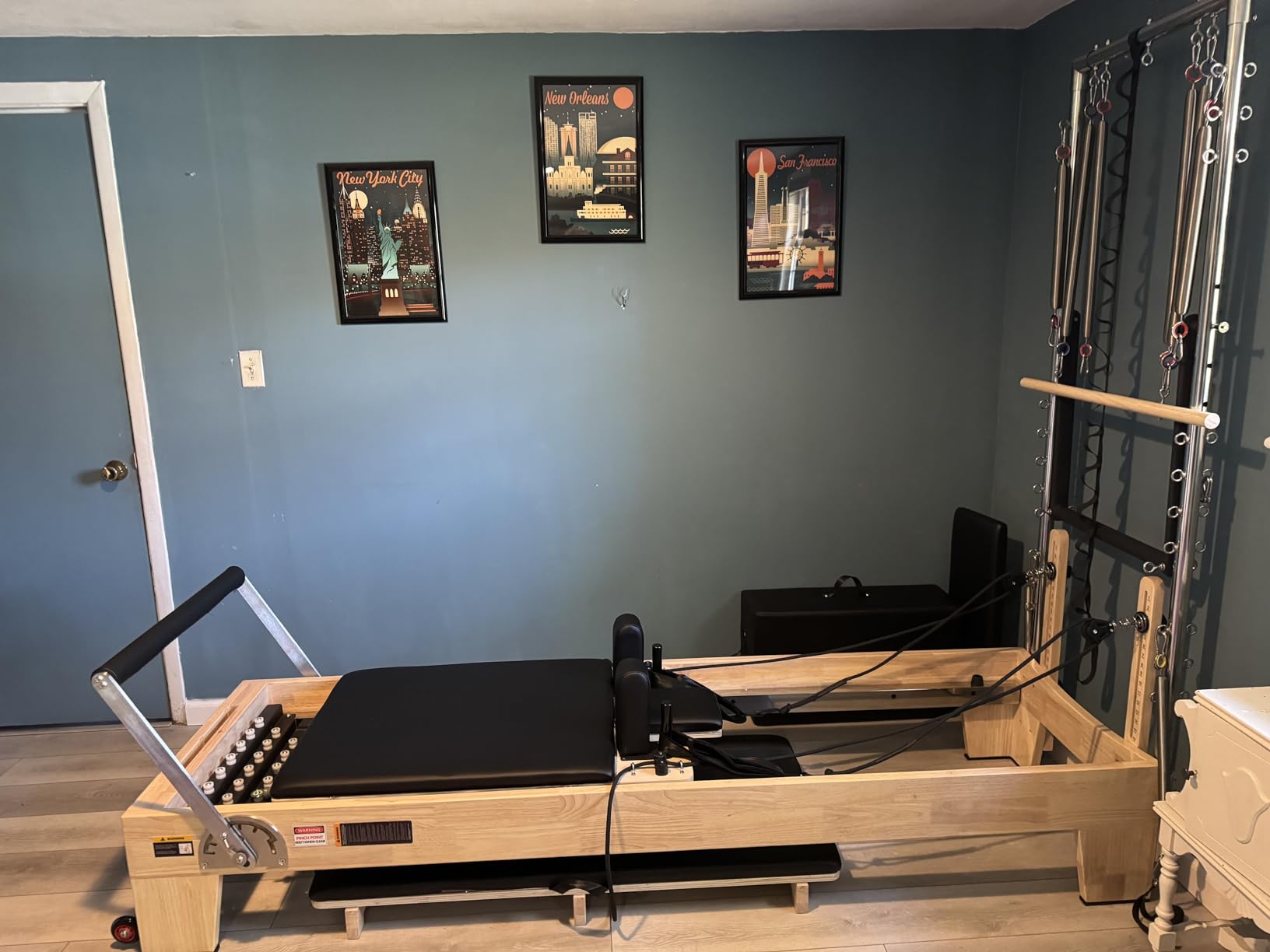 VEVOR Pilates Reformer Machine for Home Gym, with Jump Board/Reformer Box/Chair/Spine Corrector/Springboard/Foldable & Dual Resistance Springs | Studio Grade Workout Equipment | Supports up to 400 lbs customer photo 1