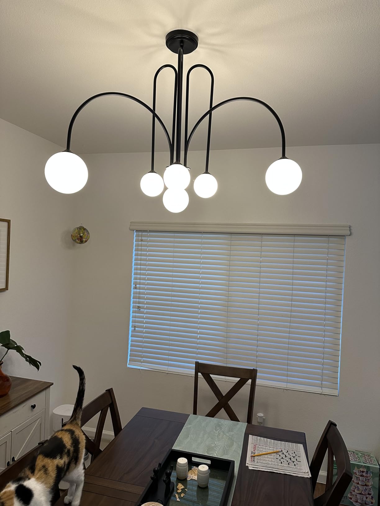 Large Sputnik Chandeliers 12 Lights Modern Gold Chandelier for High Ceiling L52
