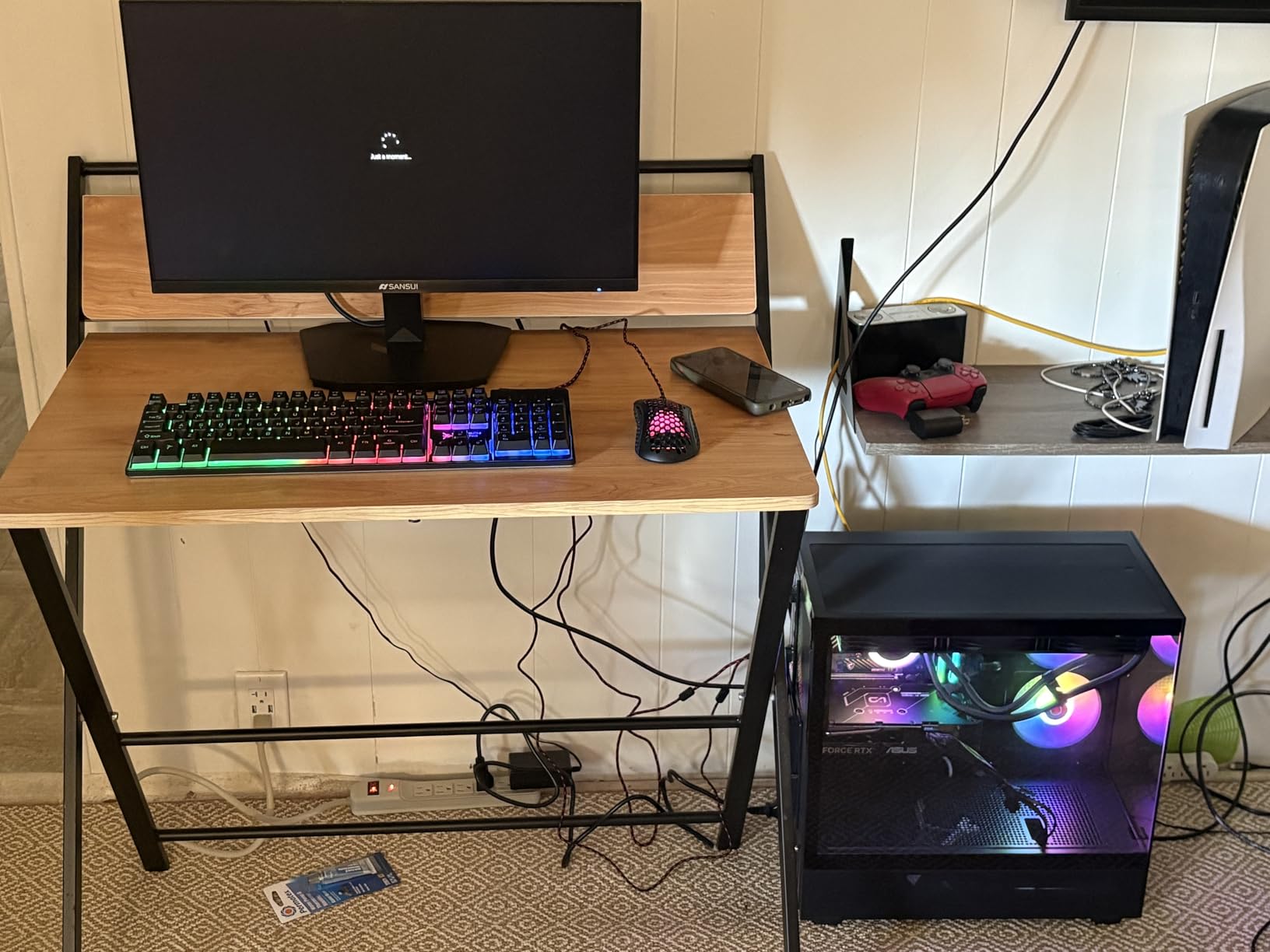 Skytech Azure 3 Desktop PC, Intel i7 14700F 2.1 GHz (5.3GHz Turbo), NVIDIA RTX 5060 Ti 16GB, 1TB Gen4 NVMe SSD, 32GB DDR5 RAM 6000 RGB, 850W Gold ATX 3 PSU, 360mm ARGB AIO, Wi-Fi, Win 11 customer photo 1