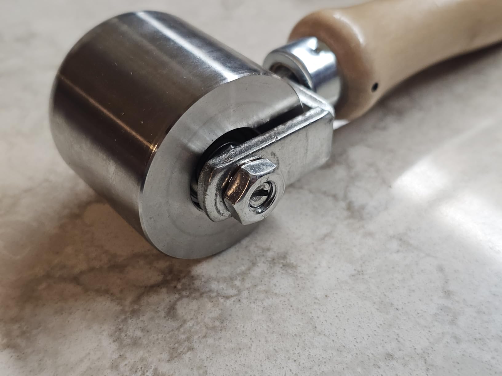 Steel Seam Roller for PVC TPO EPDM Roofing Vinyl Decking 2inch Professional Heavy Steel Heavy Application Rolling Wheel Roller (1) customer photo 1