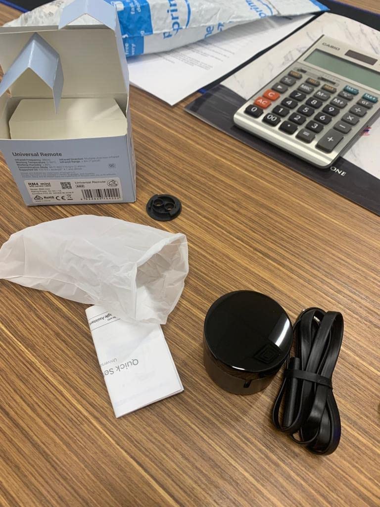 Broadlink RM5plus Universal Infrared Remote, Voice Control with Alexa & Google Home, Wi-Fi Smart Home Hub for TV, AC and Audio (IR 38KHz), 2.4GHz Wi-Fi Only customer photo 2